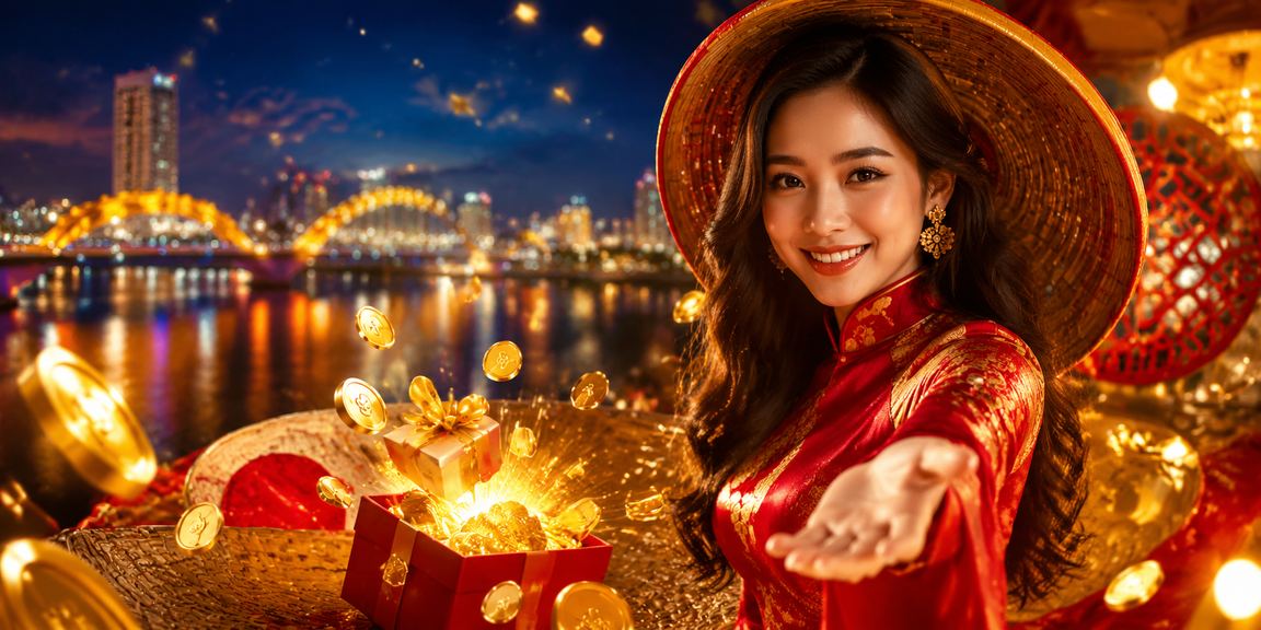 Người chơi tại Đà Nẵng nhận thưởng đăng ký tài khoản cá cược trực tuyến với nón lá truyền thống